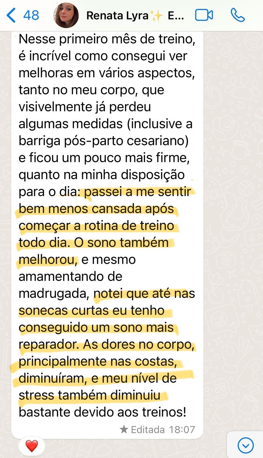 depoimento renata disposição